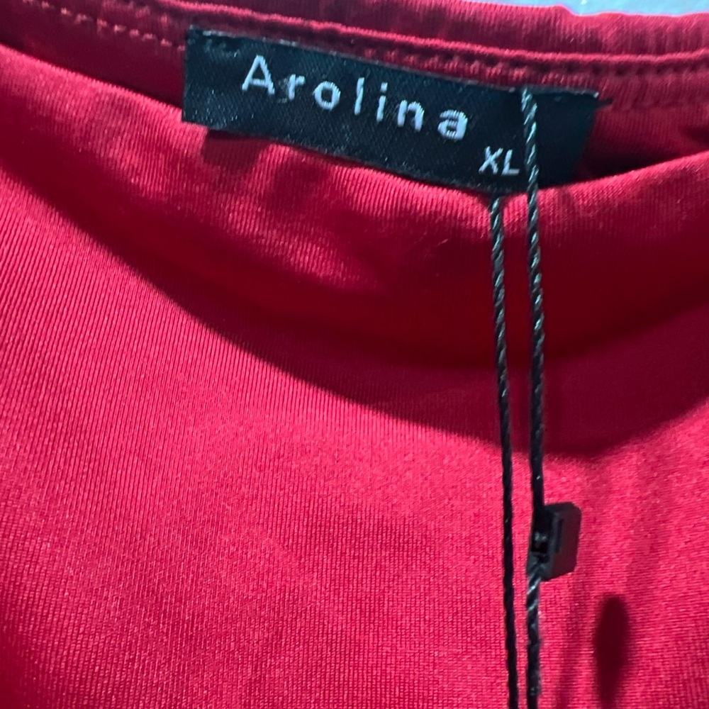 AROLINA  Red stretch yoga Women's Pants wide‎ leg gym. - Picture 5 of 16
